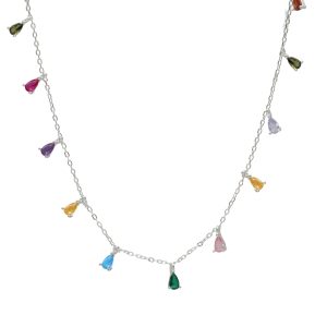 Collar ag multicolor cubic engarce grifa