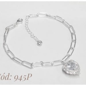 Pulsera plata cubic
