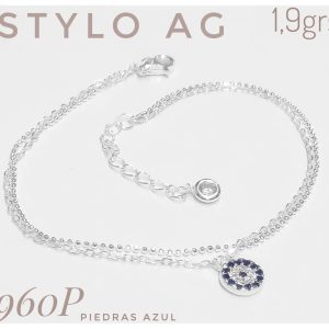 Pulsera doble hilo con cubic