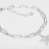 Pulsera  plata con cubic