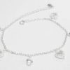 Pulsera plata con cubic