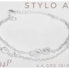 Pulsera doble eslabón  mas dije infinito con cubic