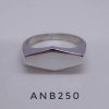 Anillo mesada plana hexagonal 17x6mm