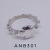 ANB301. Anillo rosario vasco. cruz 10mm