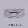 ANB308. Anillo plata Figaro 5mm