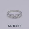 ANB309. Anillo plata panter 5mm