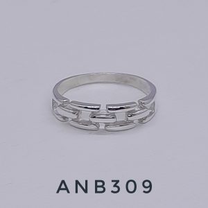 ANB309. Anillo plata panter 5mm