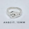 ANB317. Anillo cinturon. Ancho central 10mm