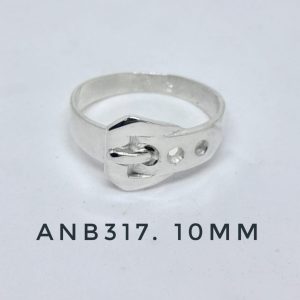 ANB317. Anillo cinturon. Ancho central 10mm