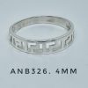 ANB326. ANILLO PLATA GUARDA CALADA 4mm