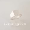 ANB356 ANILLO SELLO HOMBRE RECTANGULAR 13x11mm
